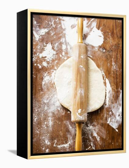 Dough with Rolling Pin-null-Framed Premier Image Canvas