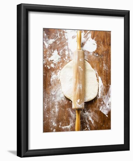 Dough with Rolling Pin-null-Framed Photographic Print