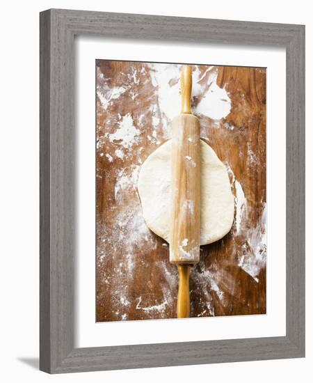 Dough with Rolling Pin-null-Framed Photographic Print