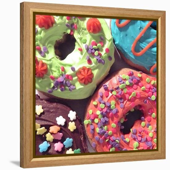 Doughnut Choices I-Monika Burkhart-Framed Premier Image Canvas