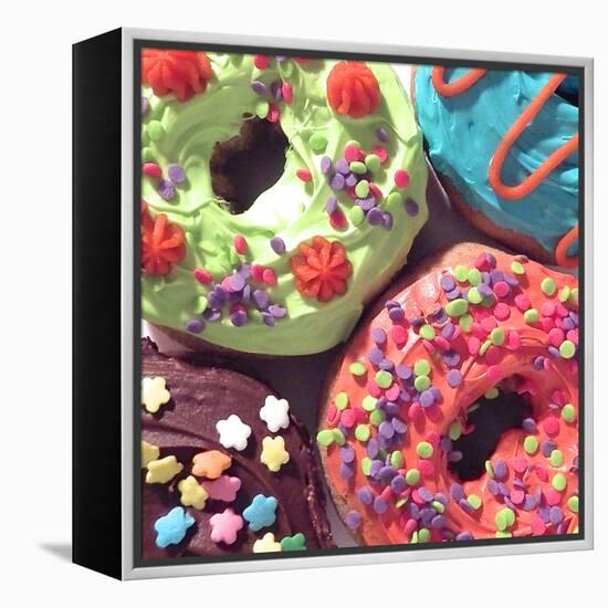 Doughnut Choices I-Monika Burkhart-Framed Premier Image Canvas