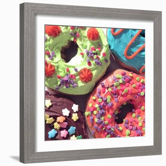 Doughnut Choices I-Monika Burkhart-Framed Photographic Print