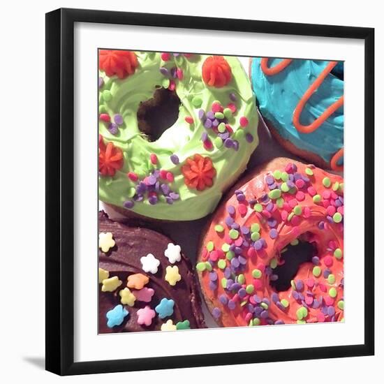 Doughnut Choices I-Monika Burkhart-Framed Photographic Print