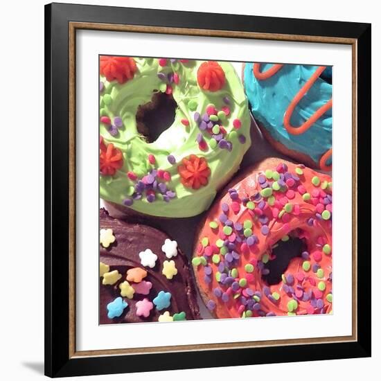 Doughnut Choices I-Monika Burkhart-Framed Photographic Print