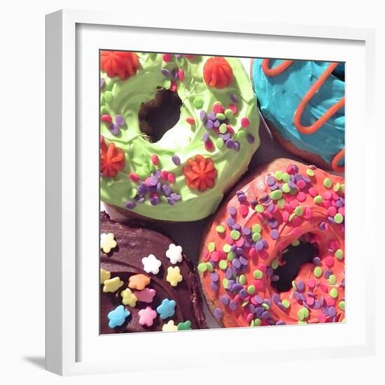 Doughnut Choices I-Monika Burkhart-Framed Photographic Print