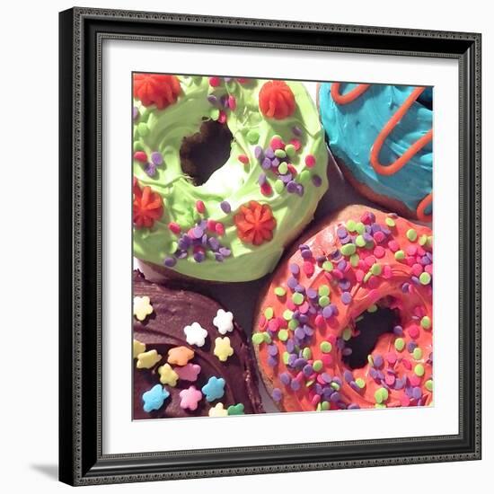 Doughnut Choices I-Monika Burkhart-Framed Photographic Print