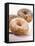 Doughnuts with Sugar Pearls and with Chocolate Icing-Alexander Feig-Framed Premier Image Canvas