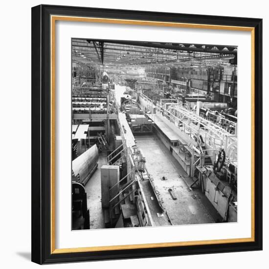 Douglas Aircrafts' Main Assembly Line-John Florea-Framed Premium Photographic Print