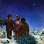 "Starry Starry Night,"December 1, 1950-Douglas Crockwell-Framed Giclee Print