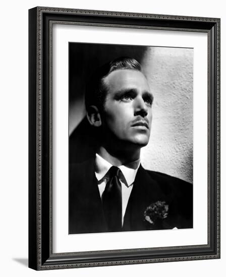 Douglas Fairbanks, Late 1930s-null-Framed Photo