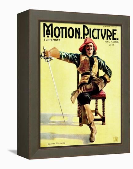 Douglas Fairbanks, Sr., In The Three Musketeers, September 1921-null-Framed Stretched Canvas