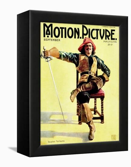 Douglas Fairbanks, Sr., In The Three Musketeers, September 1921-null-Framed Stretched Canvas