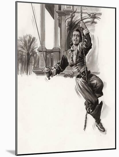 Douglas Fairbanks-Ralph Bruce-Mounted Giclee Print