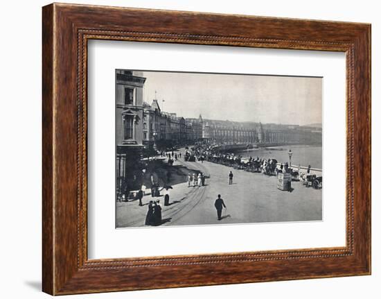 'Douglas - General View of the Promenade', 1895-Unknown-Framed Photographic Print