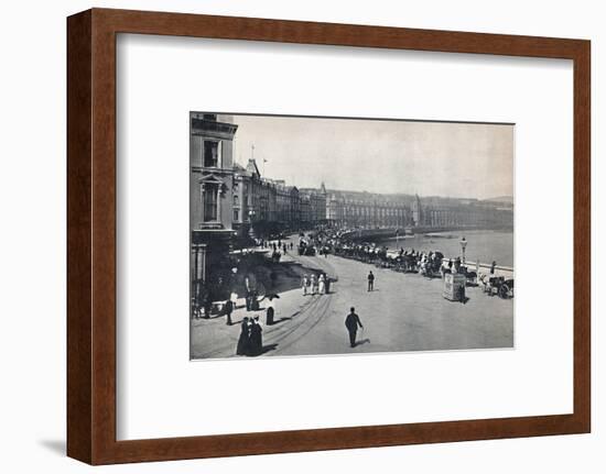 'Douglas - General View of the Promenade', 1895-Unknown-Framed Photographic Print