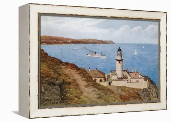 Douglas Head Lighthouse, Isle of Man-Alfred Robert Quinton-Framed Premier Image Canvas