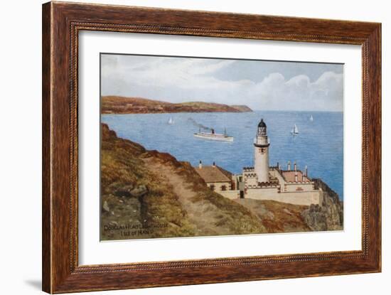Douglas Head Lighthouse, Isle of Man-Alfred Robert Quinton-Framed Giclee Print