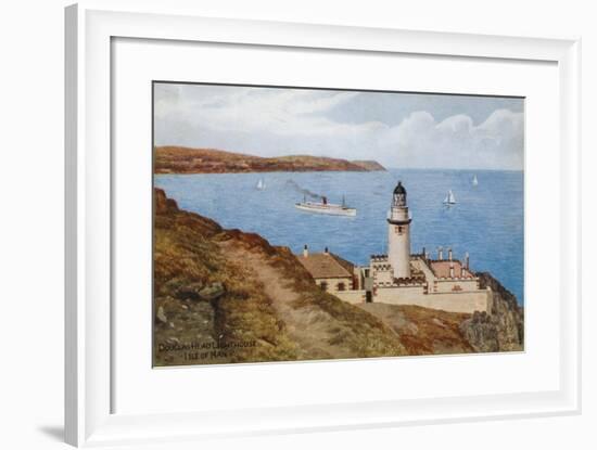 Douglas Head Lighthouse, Isle of Man-Alfred Robert Quinton-Framed Giclee Print