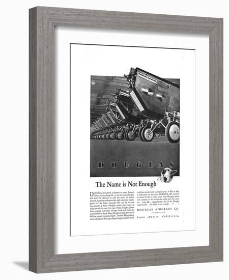 Douglas The Name is Not Enough-null-Framed Art Print