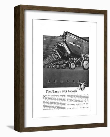 Douglas The Name is Not Enough-null-Framed Art Print