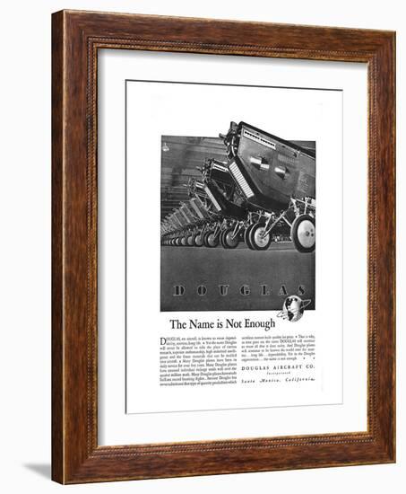 Douglas The Name is Not Enough-null-Framed Art Print