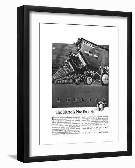 Douglas The Name is Not Enough-null-Framed Art Print