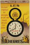 Les 8 Heures Work Incentive Poster-Doumenq-Mounted Giclee Print