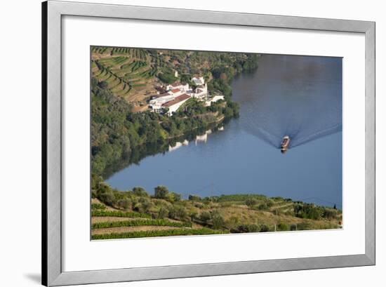 Douro Valley, Douro River, Porto. Valley Is Lined with Steeply Sloping Hills and Vineyards-Emily Wilson-Framed Photographic Print