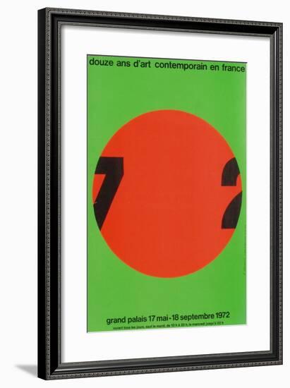 Douze ans d'art contemporain-Roman Cieslewicz-Framed Premium Edition