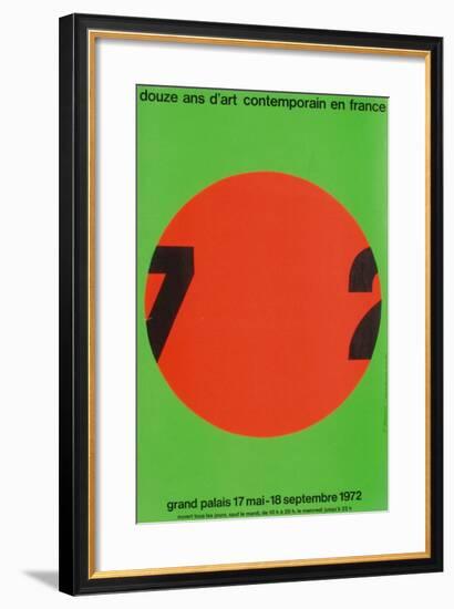 Douze ans d'art contemporain-Roman Cieslewicz-Framed Premium Edition