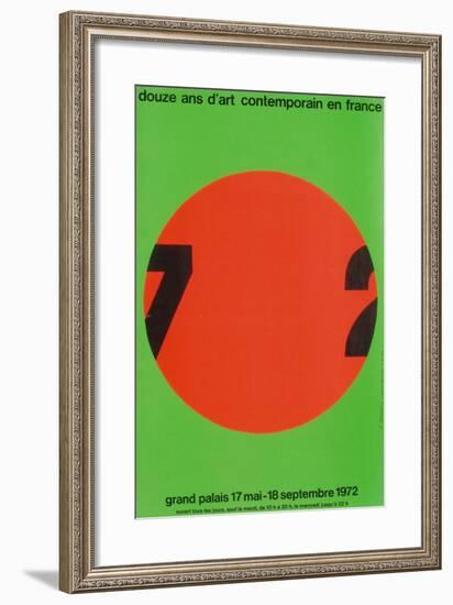 Douze ans d'art contemporain-Roman Cieslewicz-Framed Premium Edition