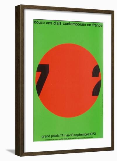 Douze ans d'art contemporain-Roman Cieslewicz-Framed Premium Edition