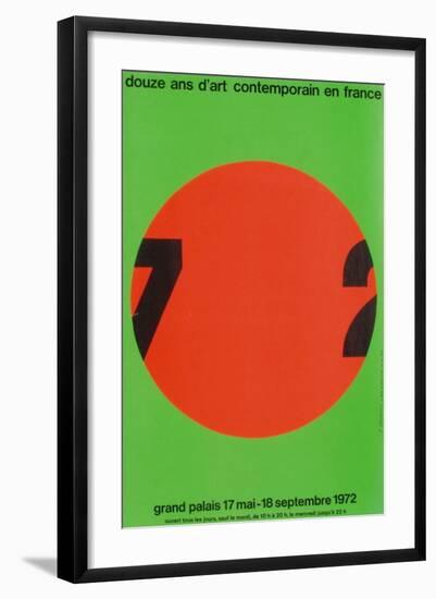 Douze ans d'art contemporain-Roman Cieslewicz-Framed Premium Edition