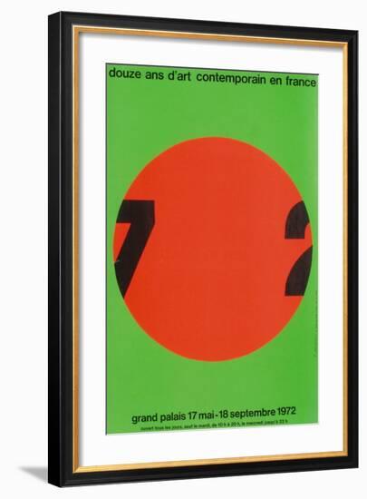 Douze ans d'art contemporain-Roman Cieslewicz-Framed Premium Edition
