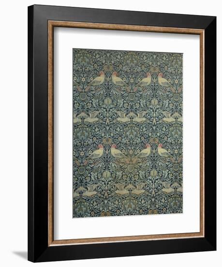 Dove and Rose Fabric Design, c.1879-William Morris-Framed Giclee Print