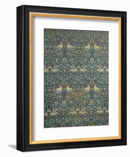 Dove and Rose Fabric Design, c.1879-William Morris-Framed Giclee Print