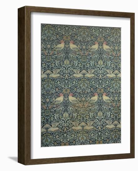 Dove and Rose Fabric Design, c.1879-William Morris-Framed Giclee Print