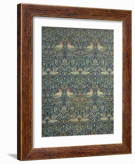 Dove and Rose Fabric Design, c.1879-William Morris-Framed Giclee Print