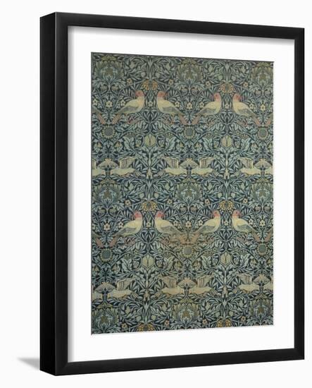 Dove and Rose Fabric Design, c.1879-William Morris-Framed Giclee Print