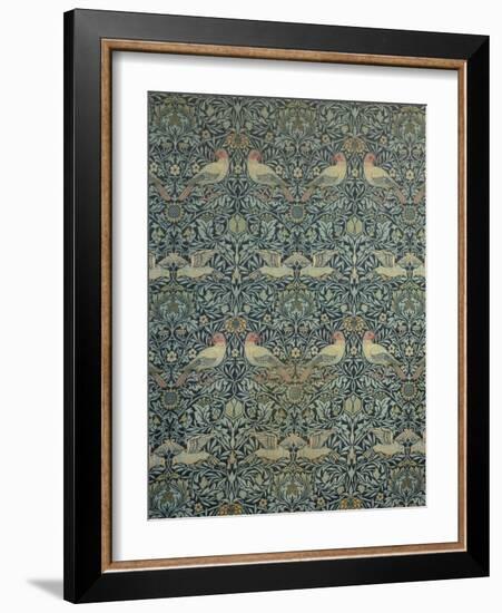 Dove and Rose Fabric Design, c.1879-William Morris-Framed Giclee Print