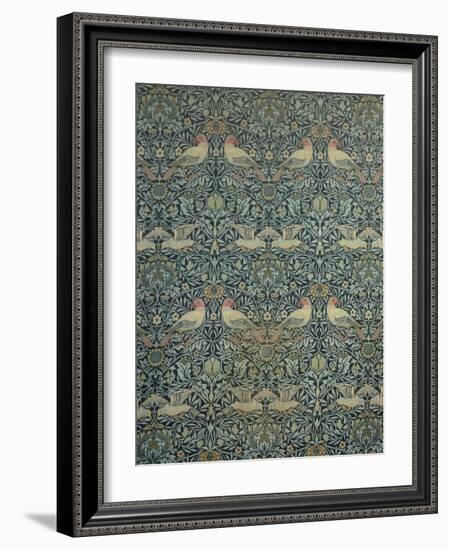 Dove and Rose Fabric Design, c.1879-William Morris-Framed Giclee Print