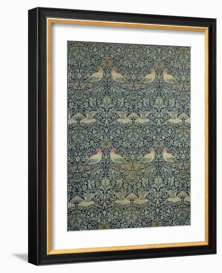 Dove and Rose Fabric Design, c.1879-William Morris-Framed Giclee Print