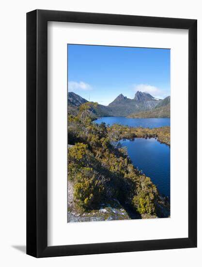 Dove Lake & Cradle Mountain, Cradle Mountain-Lake St Clair Nat'l Pk, UNESCO Site, Tasmania-Michael Runkel-Framed Photographic Print