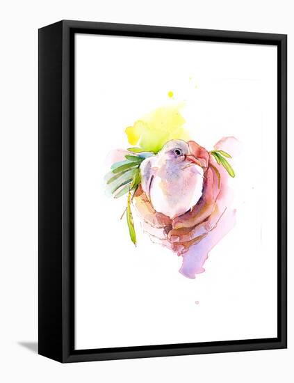 Dove of Peace, 2016-John Keeling-Framed Premier Image Canvas