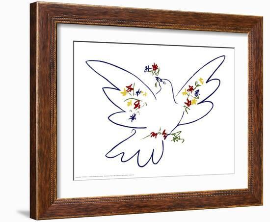 Dove of Peace-Pablo Picasso-Framed Art Print