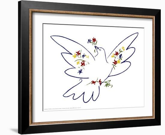 Dove of Peace-Pablo Picasso-Framed Art Print