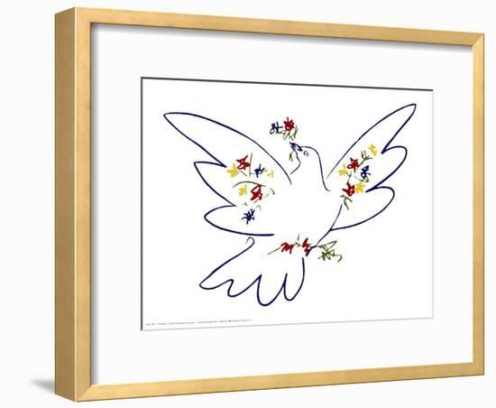 Dove of Peace-Pablo Picasso-Framed Art Print