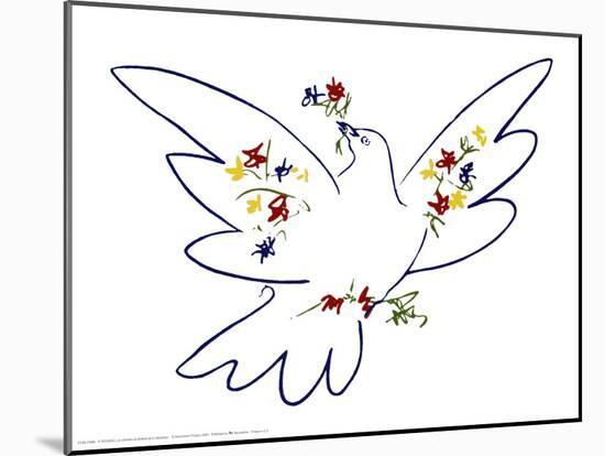 Dove of Peace-Pablo Picasso-Mounted Art Print