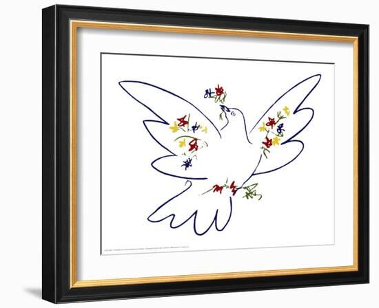 Dove of Peace-Pablo Picasso-Framed Art Print