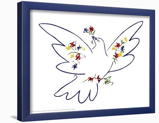 Dove of Peace-Pablo Picasso-Framed Art Print
